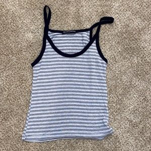 Brandy Melville blue striped tank
